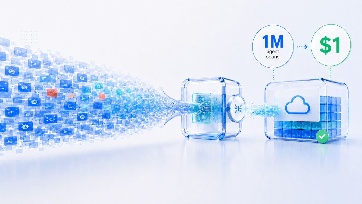 How We Achieved $10 / Million Agent Spans